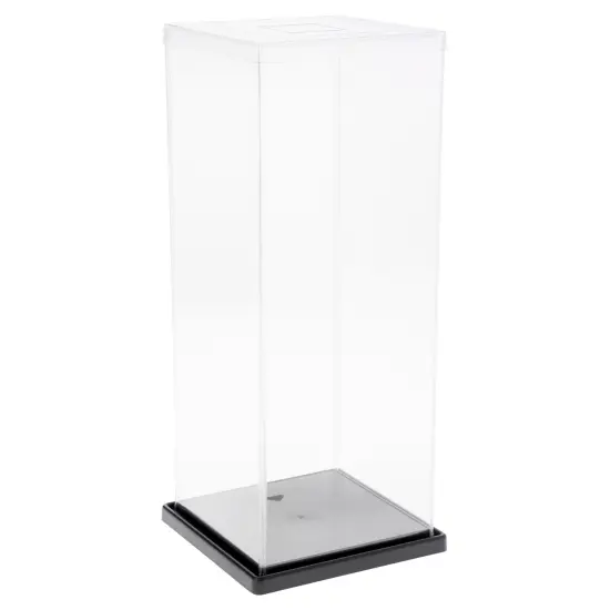 ExpoCase Plastic Folding Display Cover for Dolls, 6.625" W x 6.625" D x 17.375" H {1}