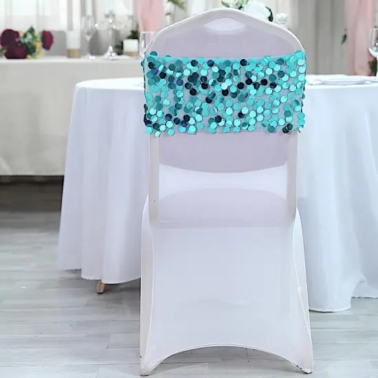 10-Inch wide Big Payette Sequined Chair Sashes {2}
