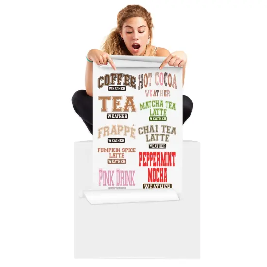 Coffee Weather Direct-to-Film DTF Transfer Mini Gang Sheets - 22x30 {2}