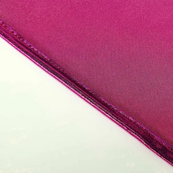 Metallic Spandex Chair Sashes Silver Round Buckles {7}