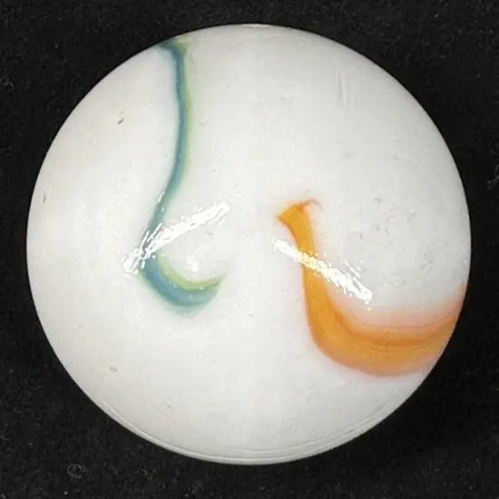 Toe Breaker 50mm (2") GLORY Green/Blue/Red Swirl Marbles glass Toebreaker HUGE {2}