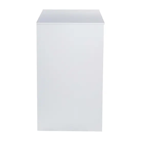 Emma and Oliver Freesia Mini Fridge Overshelf with Dual Side Cubbies Black {11}