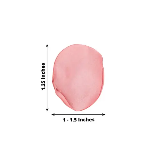 400 Matte Silk Rose Petals Round Artificial Flowers Table Dusty rose {1}