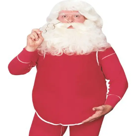 Adult Costume Fillable Pregnant Fat Santa or Beer Belly Stuffer {1}