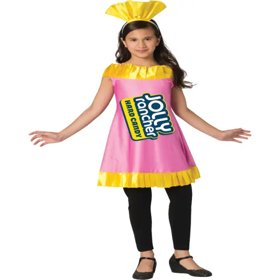 Girl's Classic Jolly Rancher Wrapper Watermelon Candy Costume Dress {2}