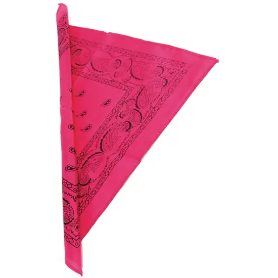 Pink Cowboy Cowgirl Western Bandana Head Scarf Costume Accessory {1}