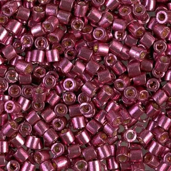 Miyuki Delica Bead 8/0, DBL1849, Duracoat Galvanized Magenta {1}