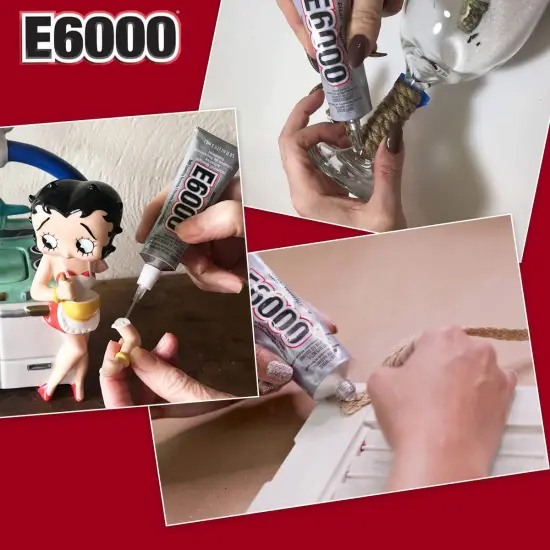 E6000 1-Ounce Tube, Adhesive, Precision Tips, Pixiss Wooden Dotting Stylus Pens {4}
