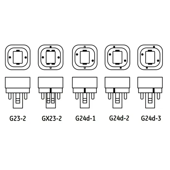 SUNLITE Compact Fluorescent G24D-2 2-Pin 18W 3500k Bulb Neutral White {2}