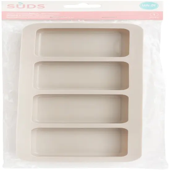 We R SUDS Soap Maker Mold-Rectangle, 4 cavity {1}