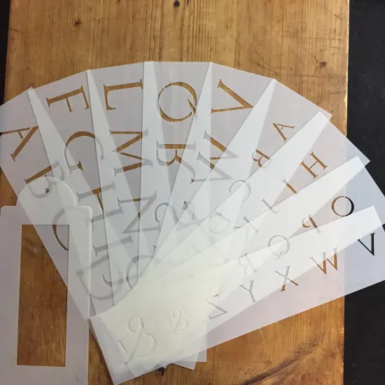 Classic Monogram Cake Stencil Set | C890 by Designer Stencils | Stencils for Royal Icing, Airbrush, Dusting Powder | {3}