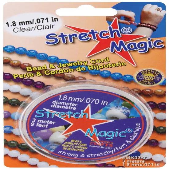 Stretch Magic Bead & Jewelry Cord 1.8mmX3m-Clear {1}