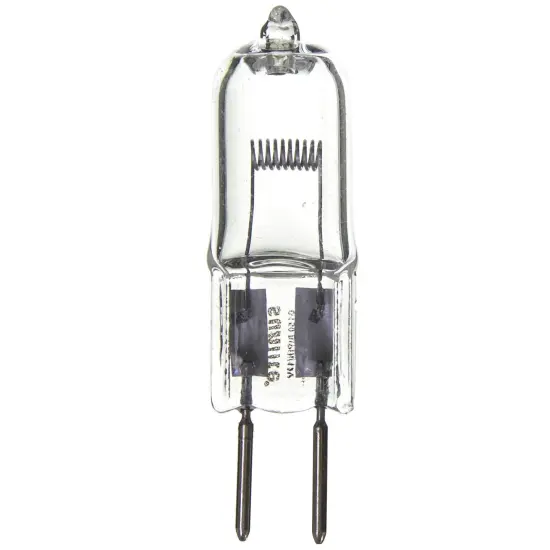 SUNLITE 150w 12v Single Ended T3.5 GY6.35 Bi-Pin Base Clear 3200K Halogen Lamp Bright White {1}
