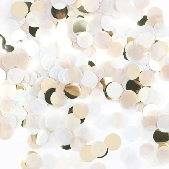 Jumbo Confetti Balloon - Champagne {2}