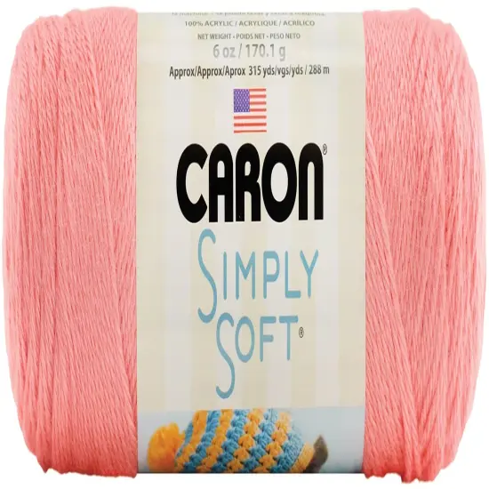 Multipack of 24 - Caron Simply Soft Collection Yarn-Strawberry {2}