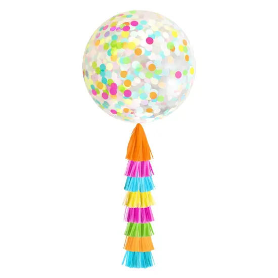 Jumbo Confetti Balloon & Tassel Tail - Fiesta (Cinco de Mayo) {1}