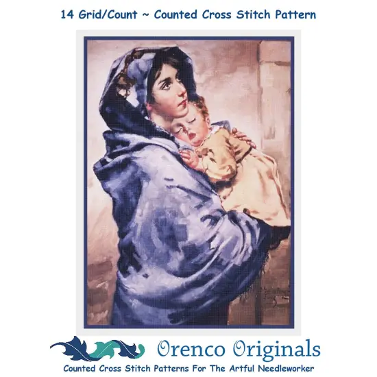 Madonna Della Strada Ferruzzi Orenco Original's Counted Cross Stitch Pattern {1}
