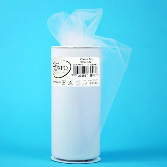 Pack of 12 Premium Matte Tulle Spool of 6-inch X 25 Yards Emerald {3}