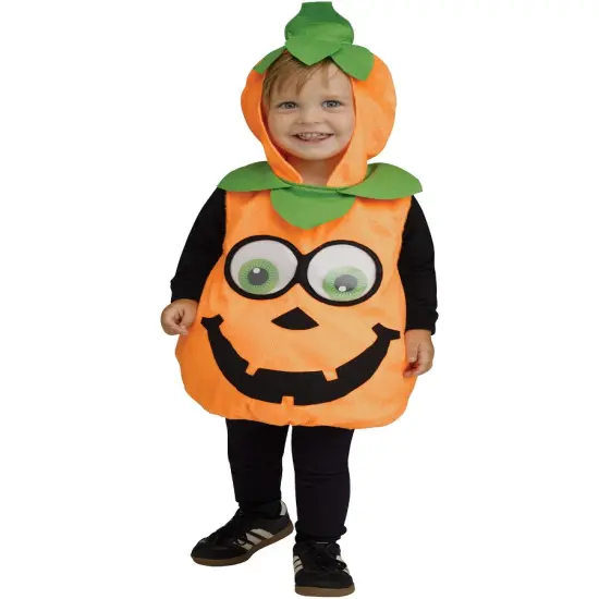 Infant's Toddler's Baby Googly Eyed Pumpkin Costume {1}