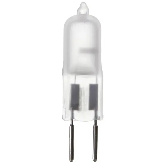 SUNLITE 50w 12v Single Ended T3.5 GY6.35 Bi-Pin Base frost 3200K Halogen Lamp Bright White {1}