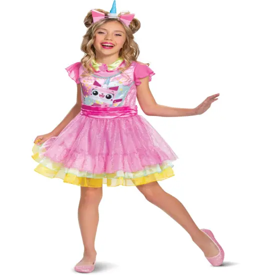 LEGO Movie 2 Unikitty Deluxe Girl's Costume {1}