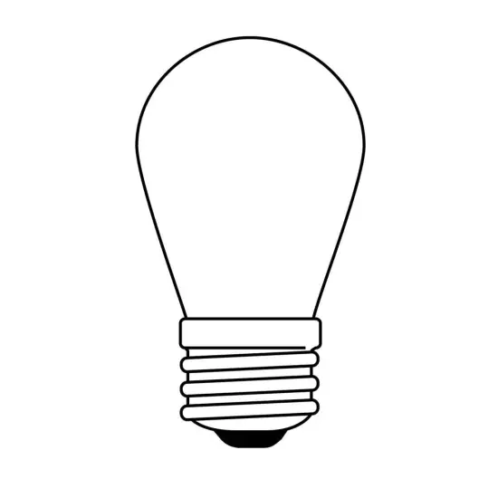 4Pk - Sunlite 11w S14 120v Transparent Yellow Colored E26 Medium Base Light Bulb {3}