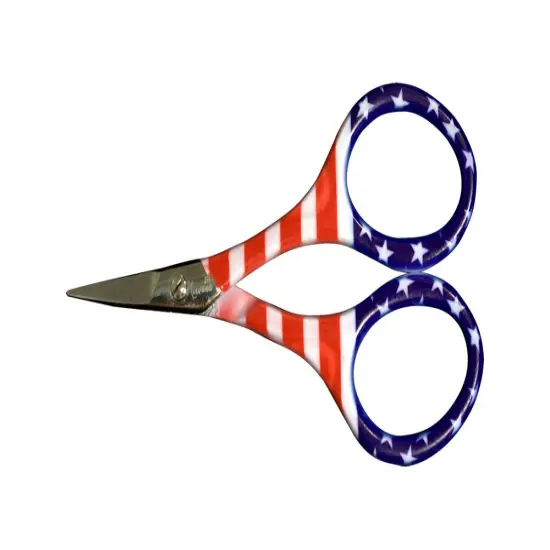 Nirvana Needle Arts American Flag Embroidery Scissors Multicolor {1}