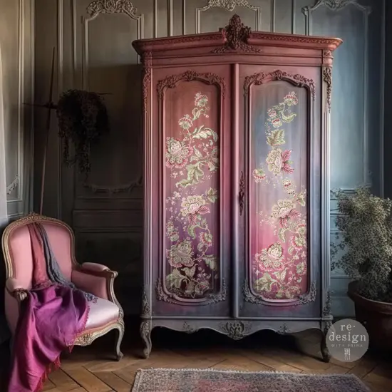 Prima Marketing Re-Design Decor Transfers 24"X35"-Boho Paisley {2}