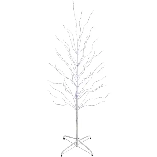 Northlight 5' LED Lighted White Birch Christmas Twig Tree - Cool White Lights {1}