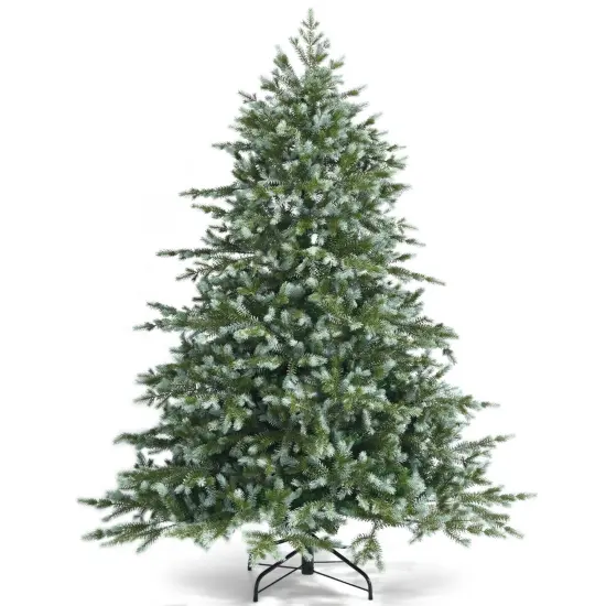 6 Feet Artificial Christmas Spruce Hinged Tree {1}
