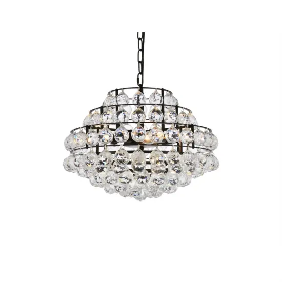 Savannah 18 inch pendant in black {3}