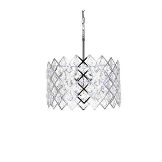 Lyla 16 inch pendant in chrome {3}