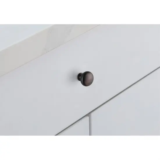 Cadon 1.2" Diameter Oil-rubbed Bronze Mushroom Knob Multipack (Set of 10) {3}