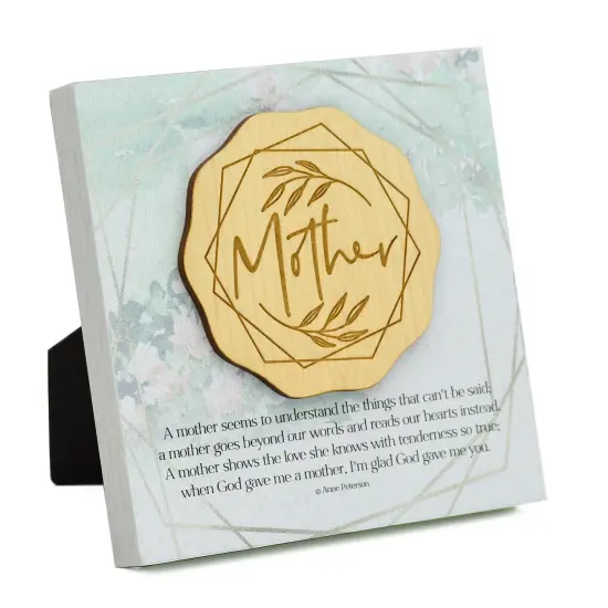 Dexsa Mother - A Mother Seems Meadow Wood Plaque 6 inches x 6 inches {1}