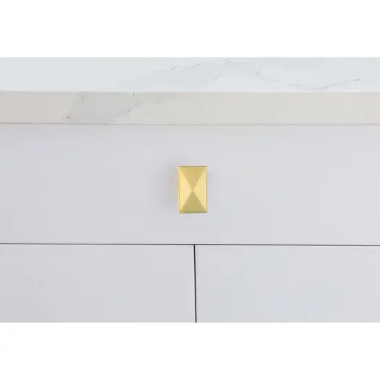 Perry 2" Brushed Gold Rectangle Knob Multipack (Set of 10) {2}