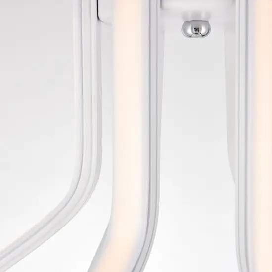 Dahlia 3 light in White Pendant {5}