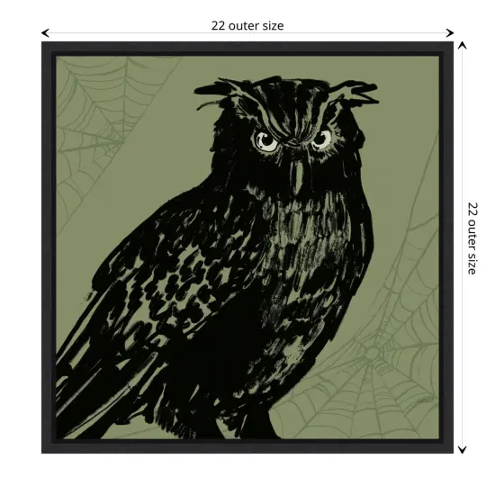 Haunted Halloween X by Anne Tavoletti Canvas Art Framed {3}