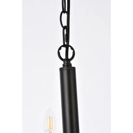 Carmella 3 lights pendant in black {5}