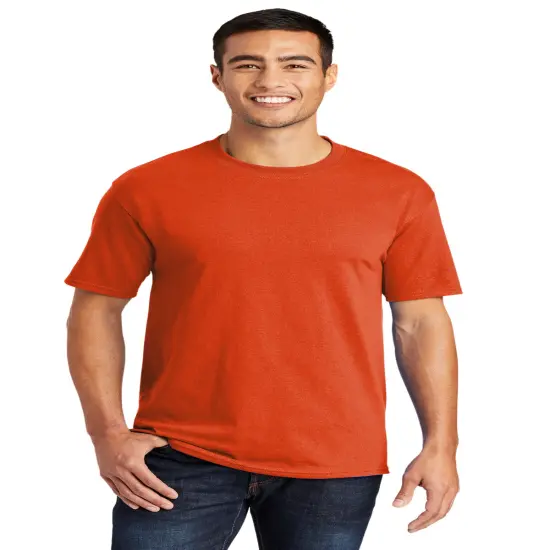 Port & Company&reg; Core Blend Crew Neck Short Sleeve Tee Orange {1}