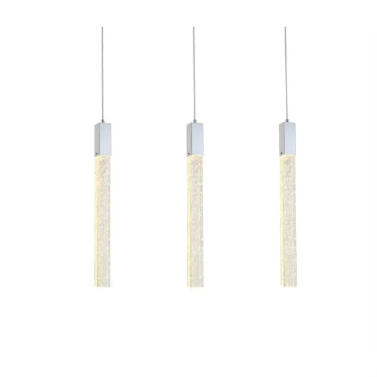 Weston 3 lights pendant in chrome {3}