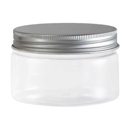 Life Of The Party Clear Jar with Silver Lid-4oz {1}
