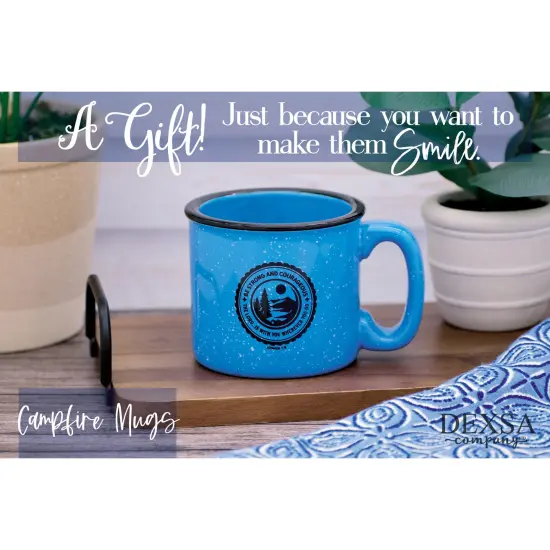 Dexsa Be Strong And Courageous 15 ounce Designer Ceramic Mug {3}