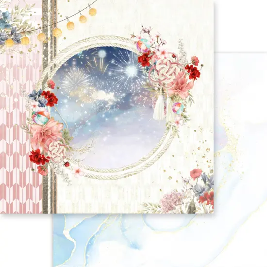 Asuka Studio Double-Sided Paper Pack 8"X8" 18/Pkg-Moon Bunny Celebration {4}