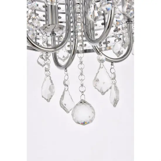 Elise 14 inch flush mount in chrome {4}