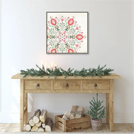 Festive Season VIII by Dina June Canvas Art Framed {5}