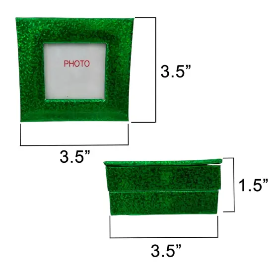 Value Pack of 12 Small Square Photo Frame Gift Box {3}