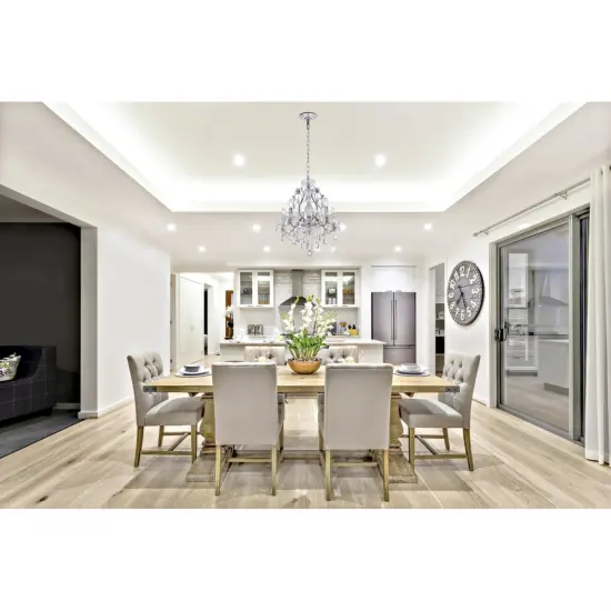 Voltaire Collection Chandelier D22 H22 Lt:5 Chrome Finish {2}