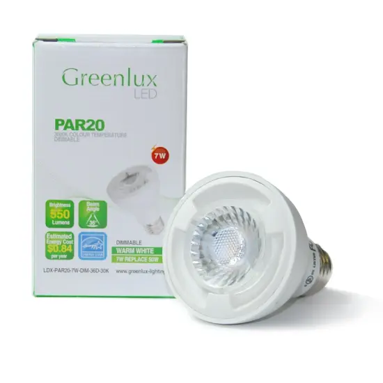 High Quality 7W PAR20 Waterproof Dimmable 3000K Warm White 50w equiv. {2}