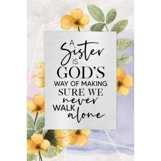 Dexsa A Sister Is God's Wood Plaque with Easel and Wall Hanger 6"x9" {1}