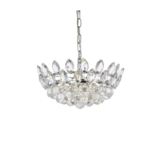 Emilia 16 inch pendant in chrome {3}